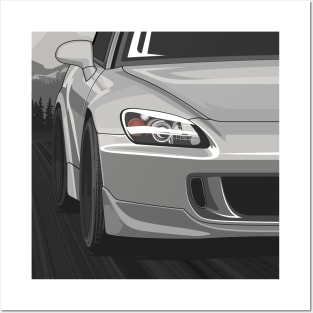 Honda S2000 AP2 Rolling - Silverstone Posters and Art